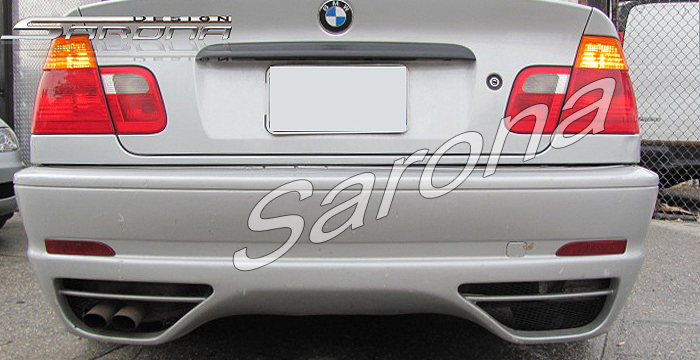 Custom BMW 3 Series  Sedan Rear Bumper (1999 - 2005) - $690.00 (Part #BM-043-RB)